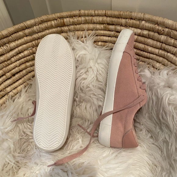 Pink Suede Sneakers - Picture 2 of 3